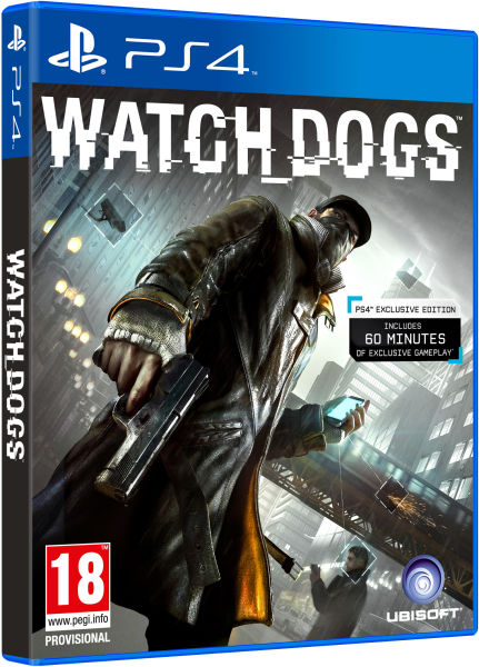 Watch Dogs PS4 BOX ART
