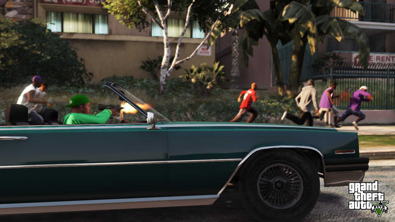 New GTA V screens highlight heists, car chases  07