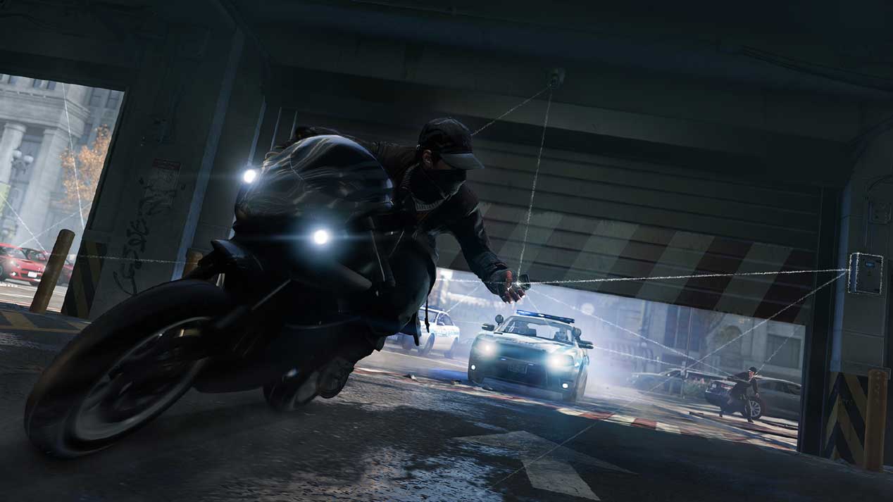 Watch Dogs running on PS4  5