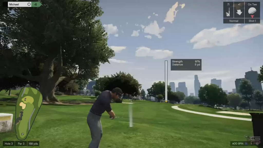 Grand Theft Auto V Gameplay Analysis golf