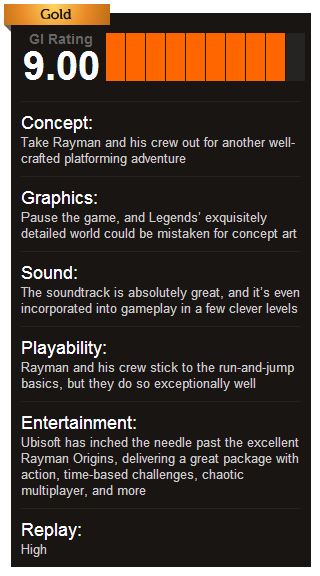 Rayman Legends ביקורת