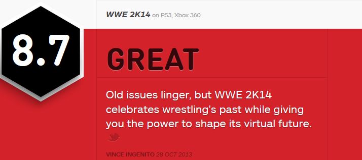 WWE 2K14 ביקורות