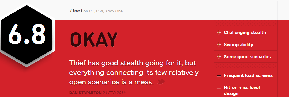 THIEF IGN REVIEW