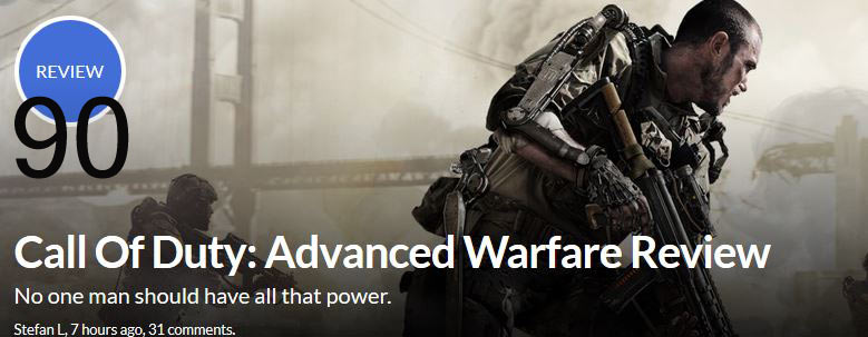 Call-Of-Duty-Advanced-Warfare--ביקורות