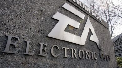 שלט של חברת EA מחוץ למשרדיה