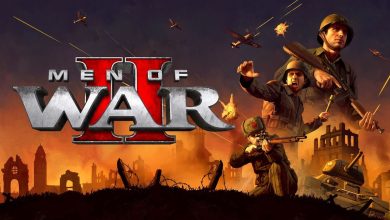 עטיפת המשחק Men of War II בה רואים חיילי מלחמת העולם השנייה ומטוסים בשמיים ברקע