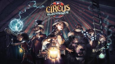 עטיפה רשמית של המשחק Circus Electrique
