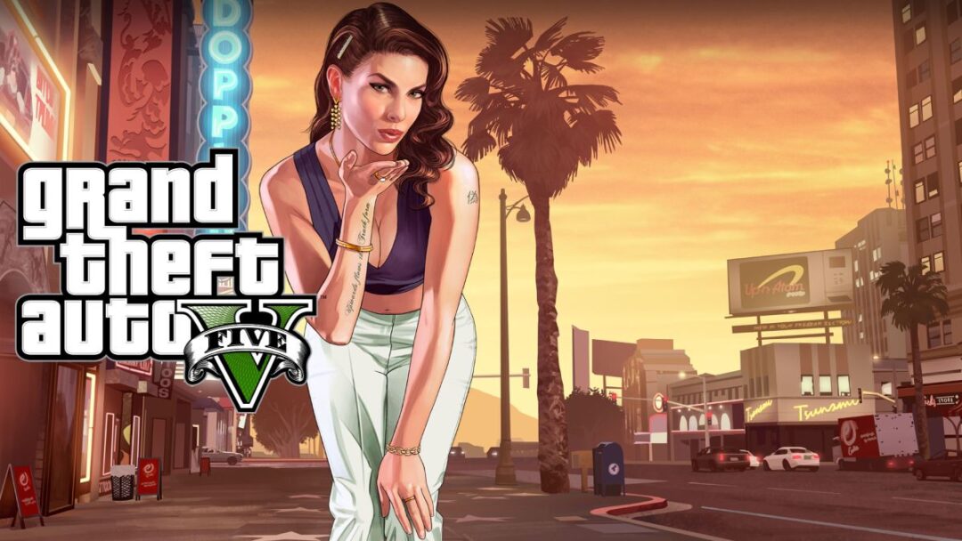 GTA V דמות שולחת נשיקה