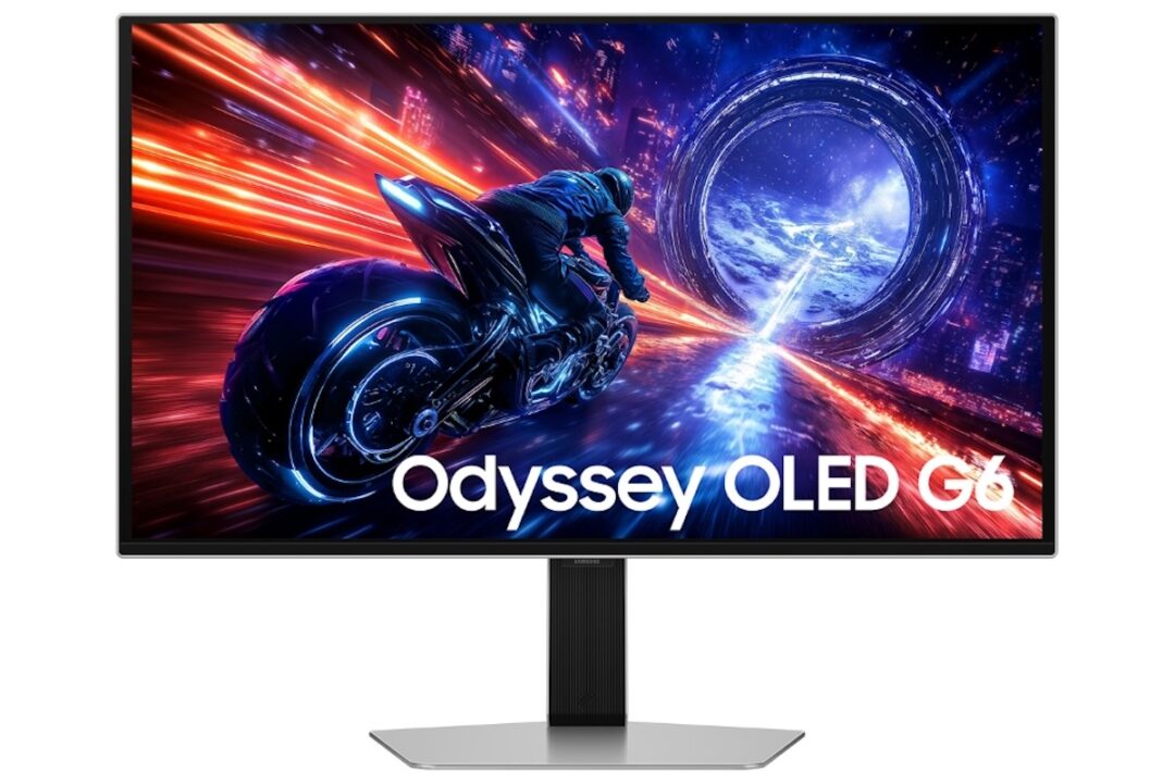 מסך גיימינג סמסונג Odyssey-OLED-G6 מבט מלפנים